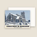 Lady St Mary Church, Wareham Christmas card with its envelope