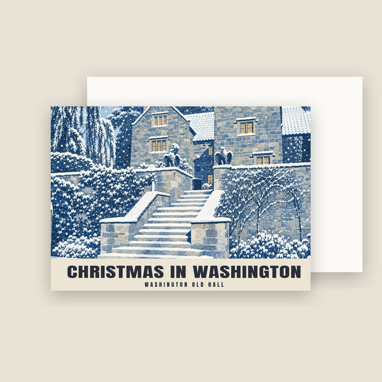 Washington Old Hall Christmas Cards (Pack of 10)