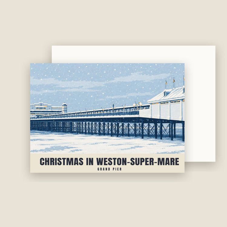 Grand Pier, Weston-super-Mare Christmas Cards (Pack of 10)