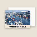 Whitstable Christmas card with its envelope