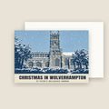 St Peter's Collegiate Church, Wolverhampton Christmas card with its envelope