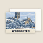 Worcester Christmas card with its envelope