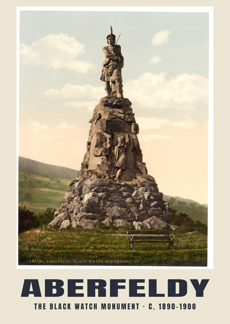 The Black Watch Monument, Aberfeldy, c. 1890–1900 Heritage Print