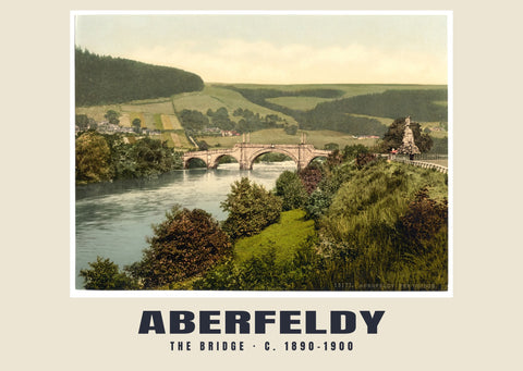 Le pont, Aberfeldy, v. 1890–1900 Tirage patrimonial