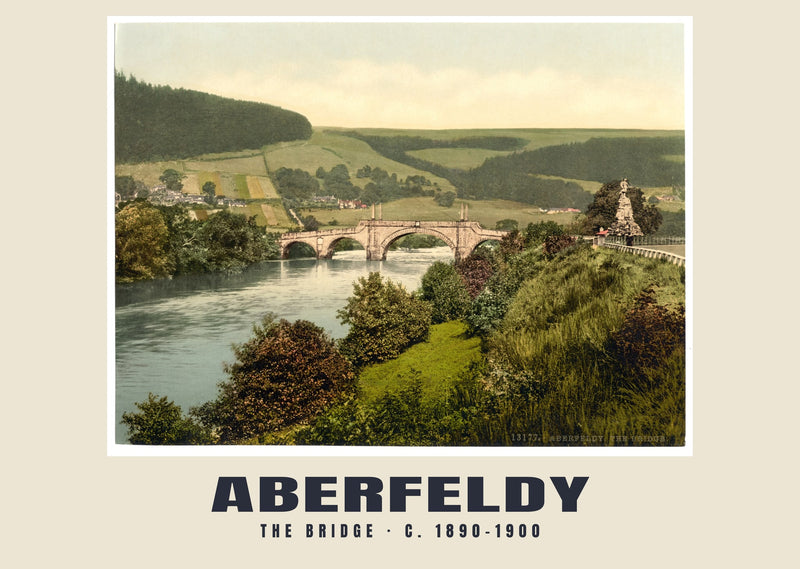 The bridge, Aberfeldy, c. 1890–1900 Heritage Print