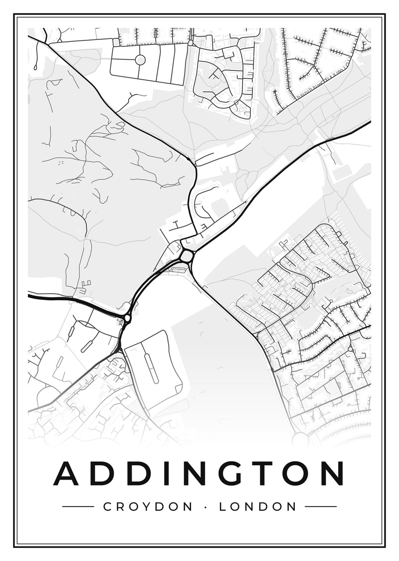 Addington Street Map Poster