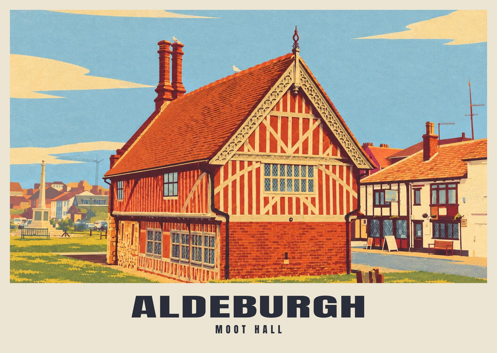 Moot Hall, Aldeburgh Poster