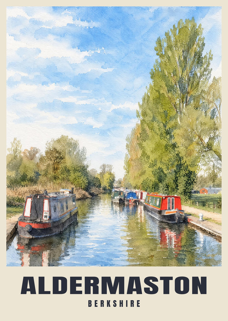 Cartel de Aldermaston Wharf