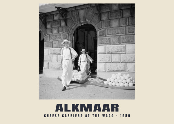 Porteurs de fromage à De Waag, Alkmaar — 1959