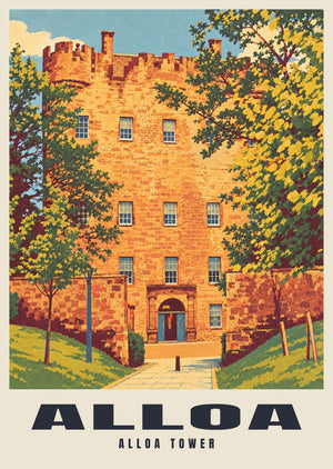Alloa Tower Poster