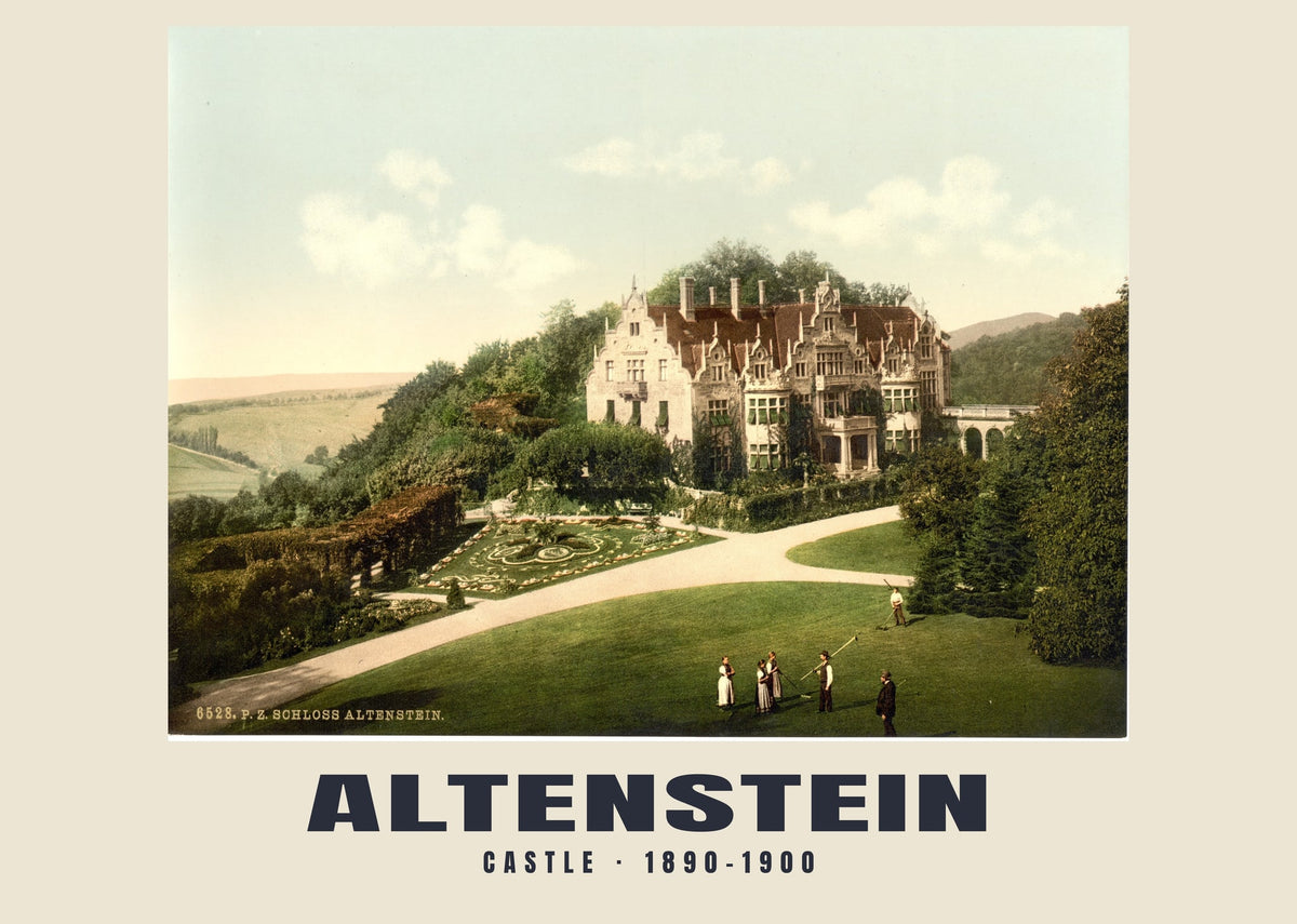 Schloss, Altenstein, 1890–1900