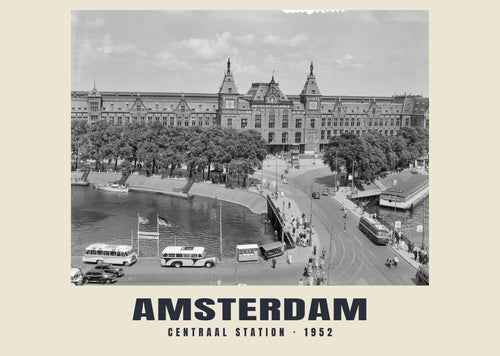 Dworzec Centralny, Amsterdam, 1952