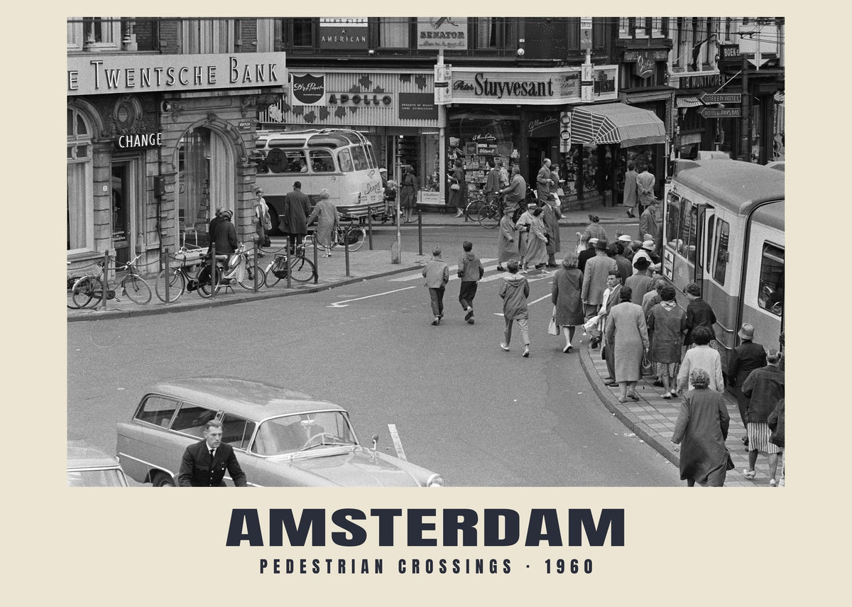 Fußgängerüberwege, Amsterdam, 1960