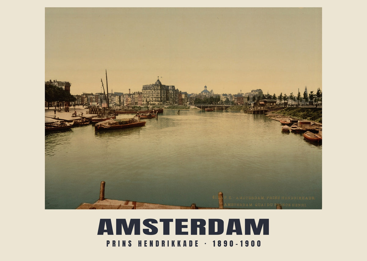Prins Hendrikkade, Amsterdam, 1890–1900