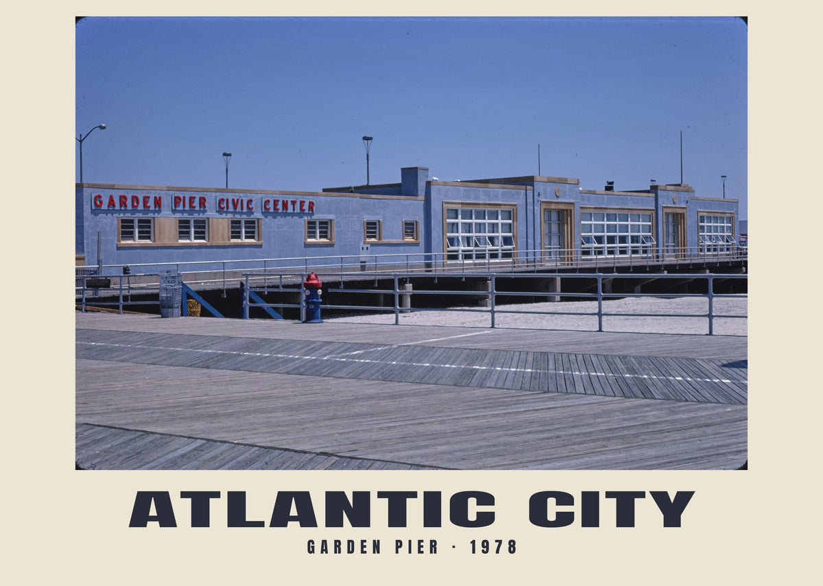 Garden Pier, Atlantic City, 1978 heritage photograph