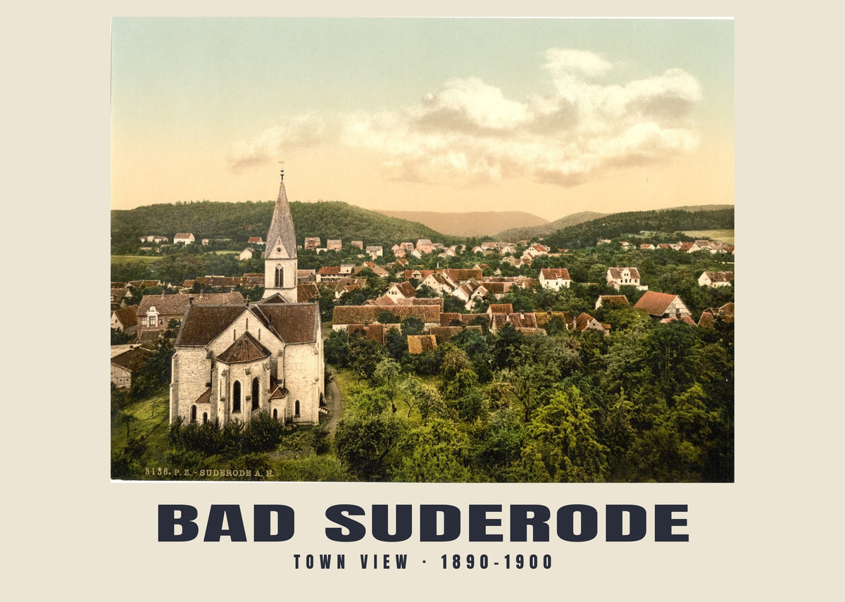 Stadsgezicht, Bad Suderode, 1890–1900