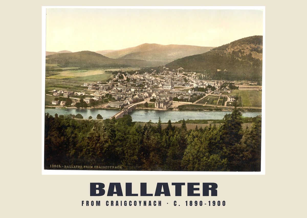 From Craigcoynach, Ballater, c. 1890–1900 heritage photograph