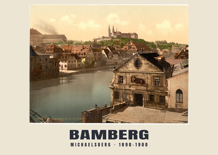 Michaelsberg, Bamberg — 1890–1900 · Wydruk dawnego fotochromu