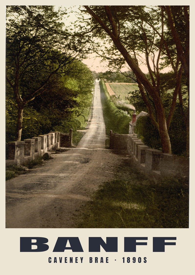 Caveney Brae, Banff, c. 1890–1900 Impresión patrimonial