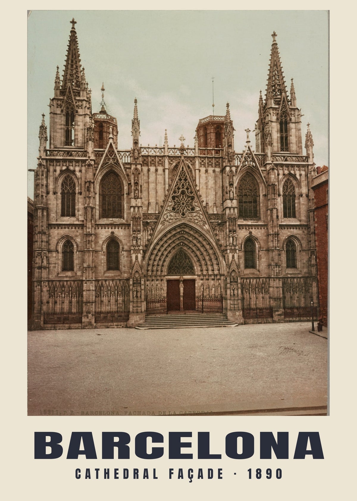 Catedral de Barcelona, Barcelona, 1890