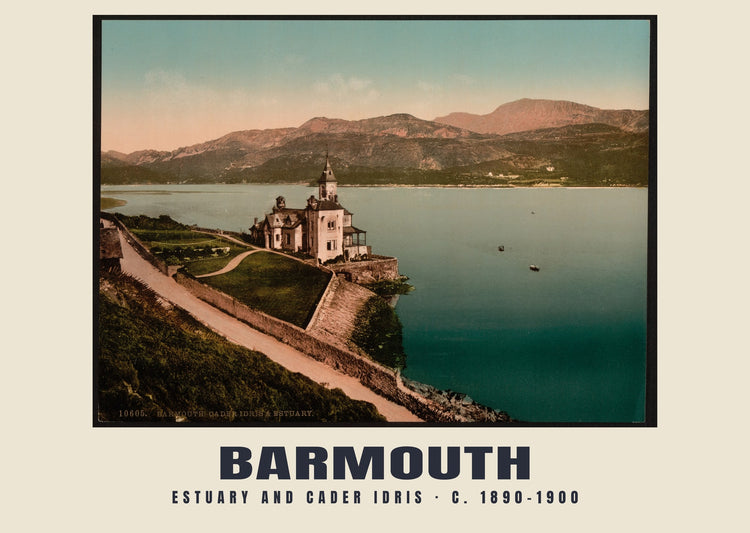 Estuary and Cader Idris, Barmouth, c. 1890–1900 Heritage Print