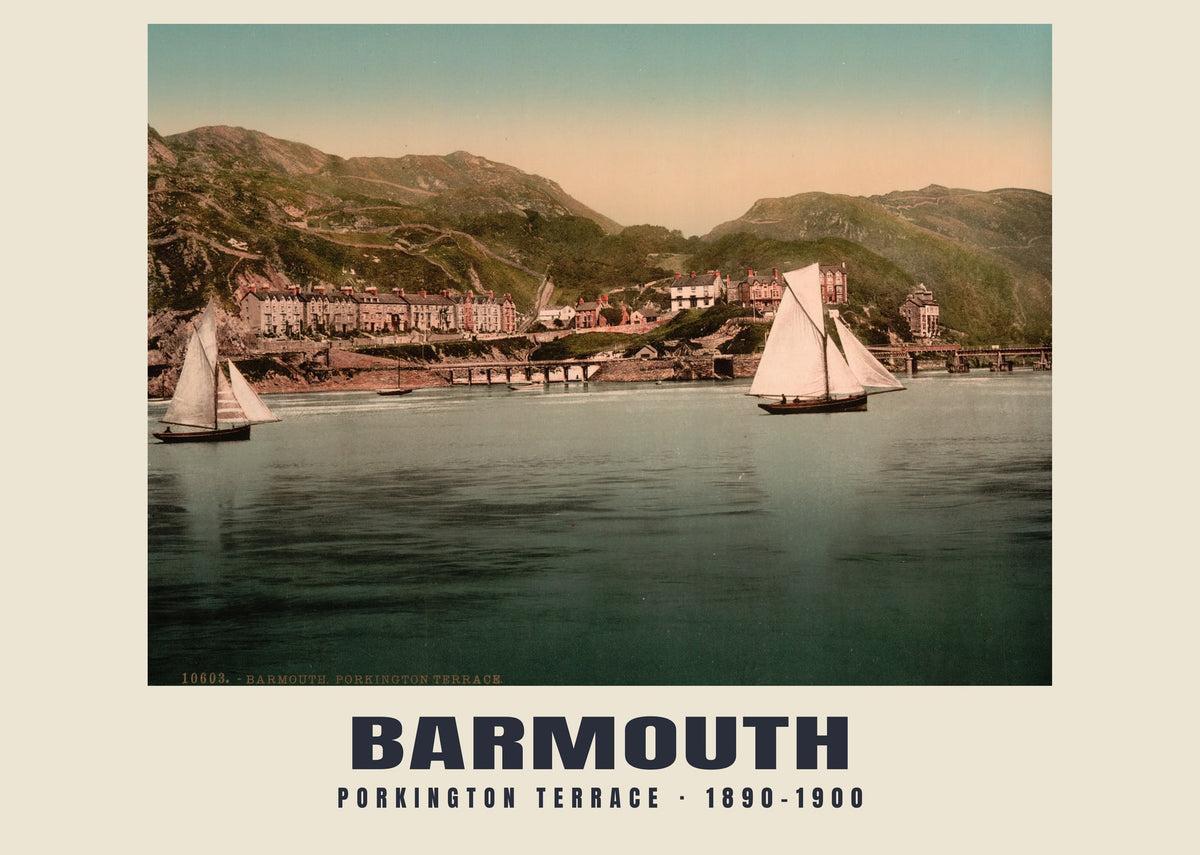 Porkington Terrace, Barmouth, 1890–1900 heritage photograph