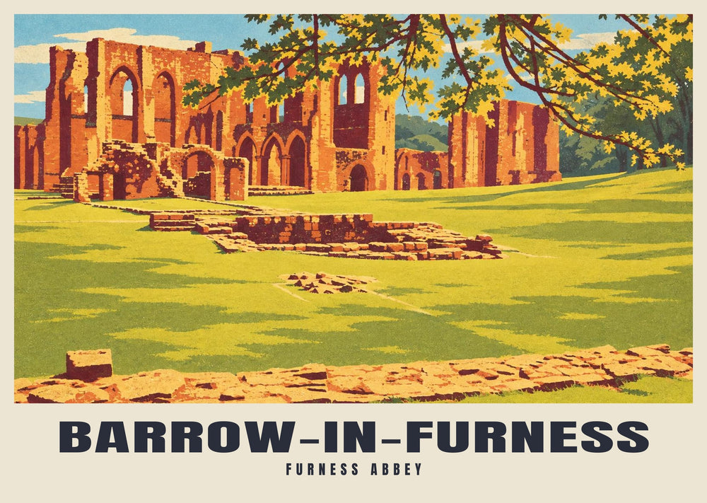 Furness Abbey, Barrow-in-Furness Poster
