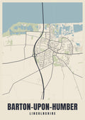 Street map poster of Barton-upon-Humber, Lincolnshire