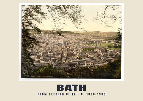 Z Beechen Cliff, Bath, ok. 1890–1900 Heritage Print