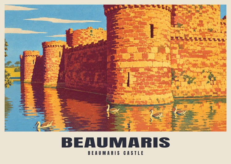 Beaumaris Castle Poster