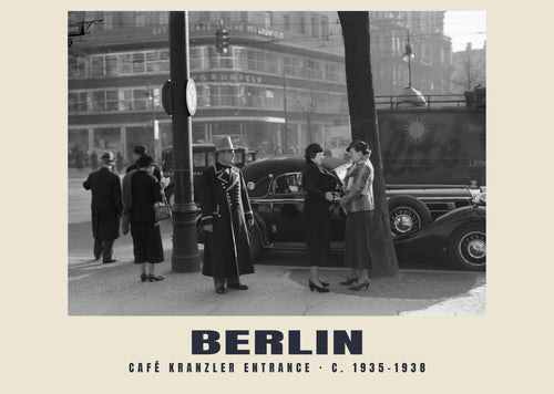 Wejście do Café Kranzler, Berlin, c. 1935–1938