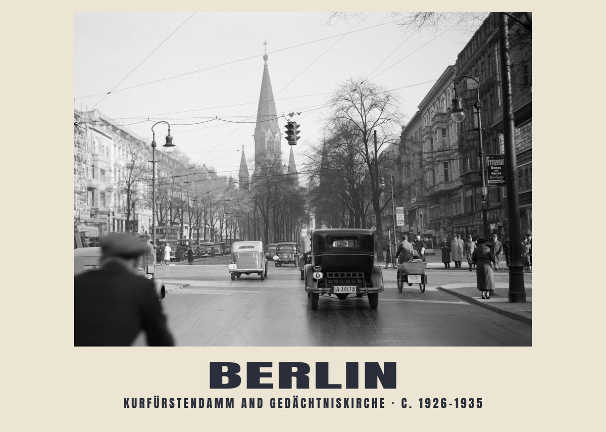 Kurfürstendamm y Gedächtniskirche, Berlin, c. 1926–1935