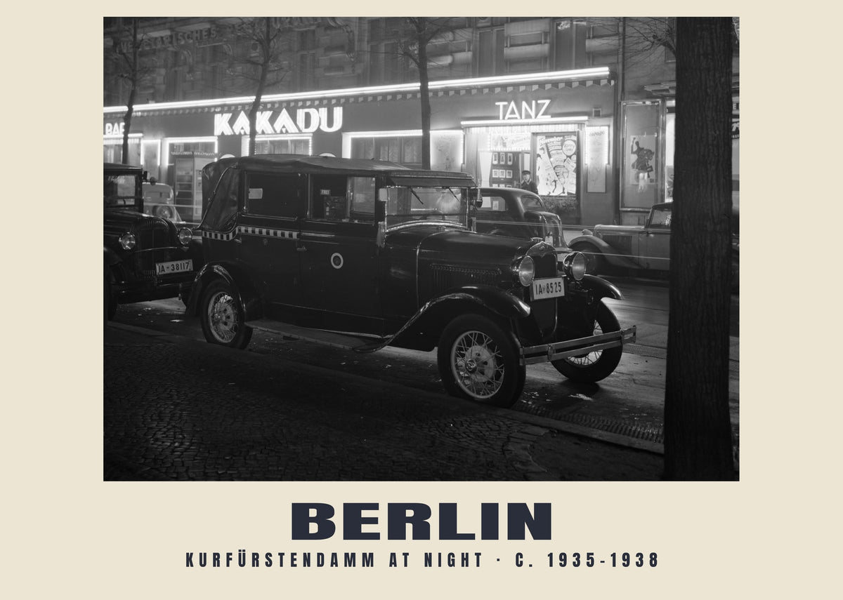 Kurfürstendamm la nuit, Berlin, c. 1935–1938