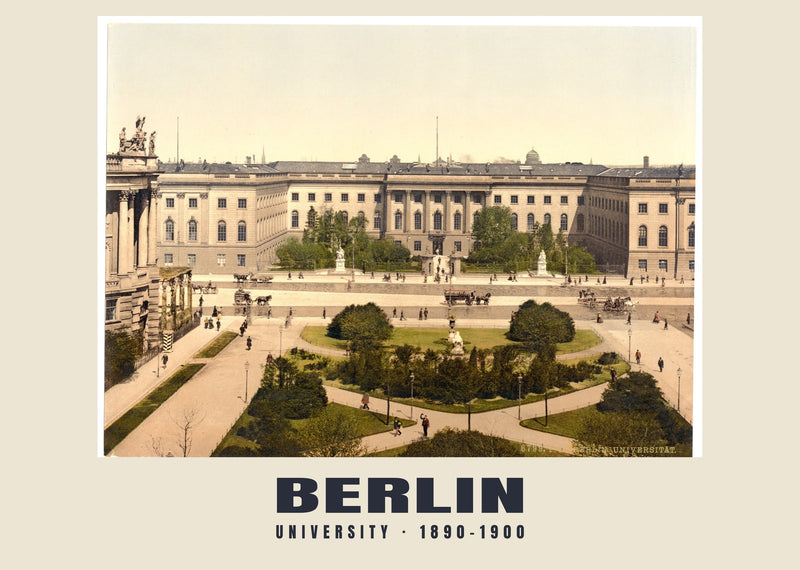 University, Berlin — 1890–1900 · Vintage photochrom print