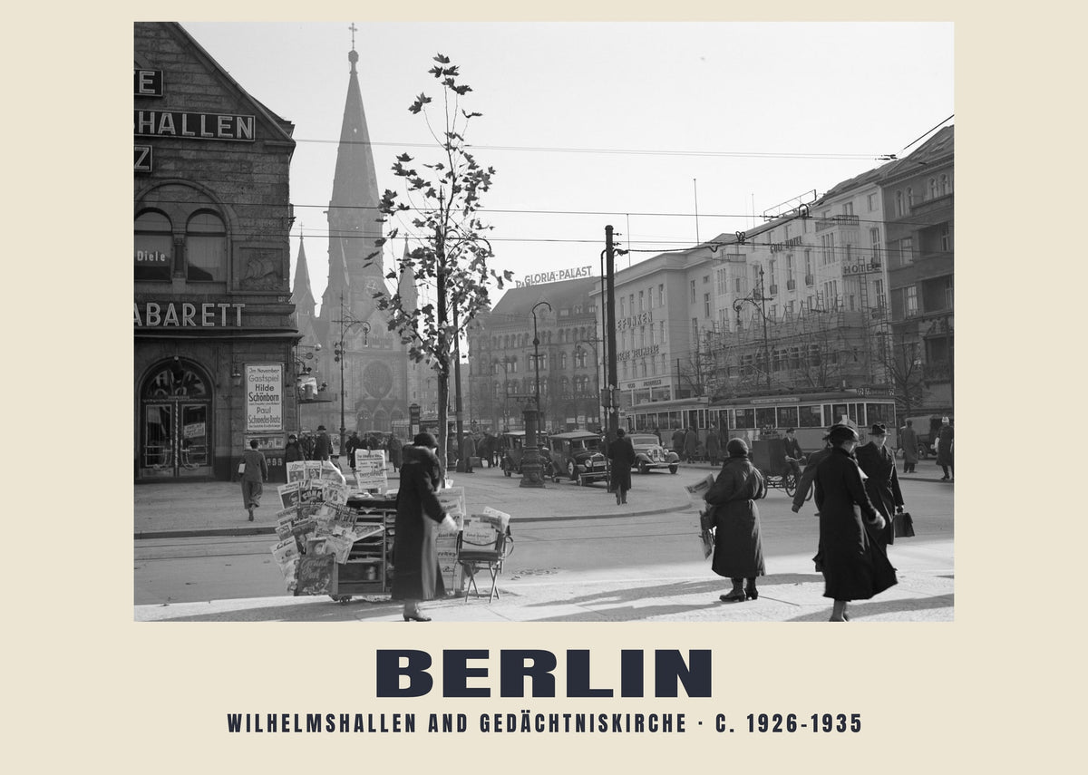 Wilhelmshallen en Gedächtniskirche, Berlin, c. 1926–1935