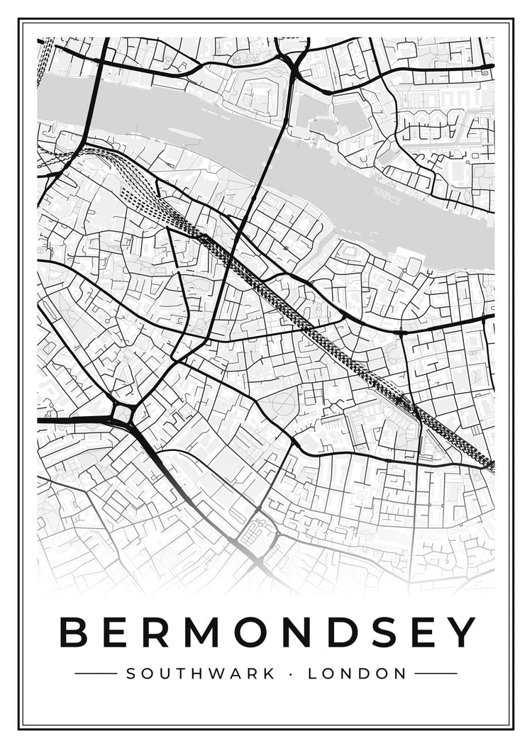 Bermondsey Street Map Poster