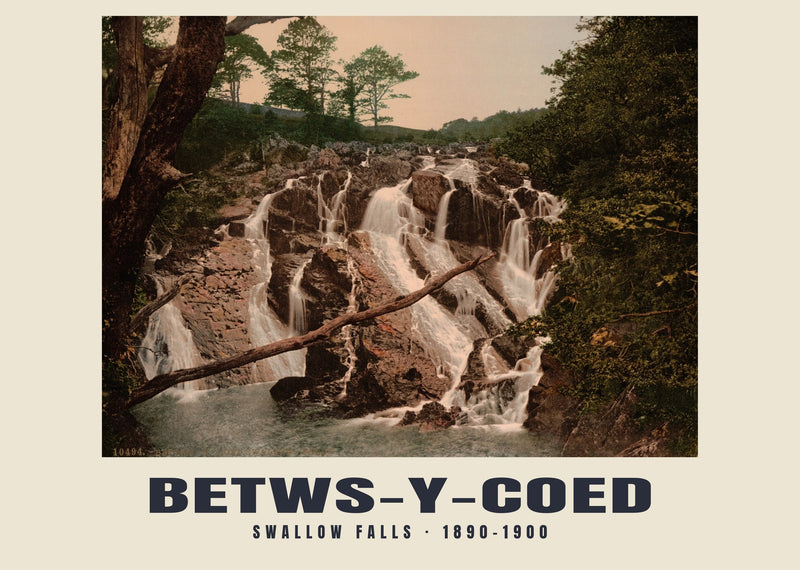 Wodospady Swallow Falls, Betws-y-Coed — 1890–1900