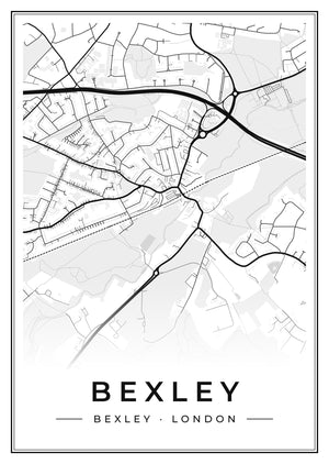 Bexley Street Map Poster