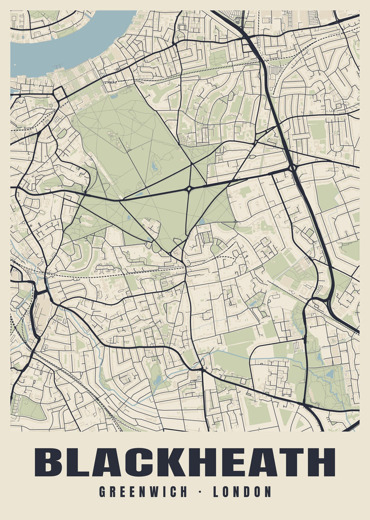 Blackheath Heritage Street Map Poster