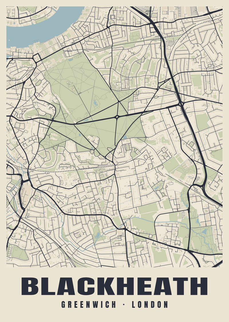 Blackheath Heritage Street Map Poster