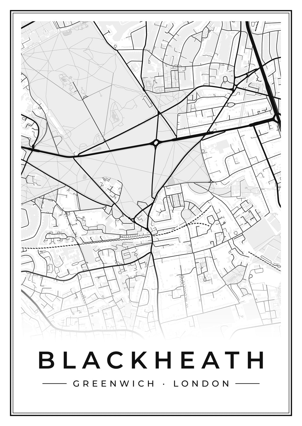Blackheath Street Map Poster