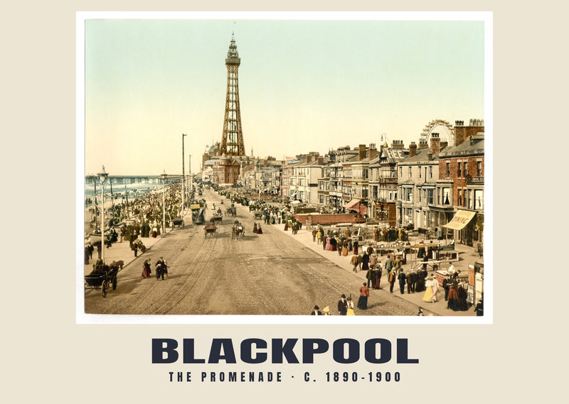 The Promenade, Blackpool, c. 1890–1900 Heritage Print