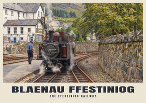 The Ffestiniog Railway, Blaenau Ffestiniog Poster