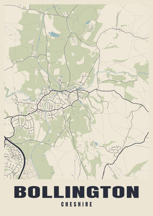 Bollington Street Map Poster