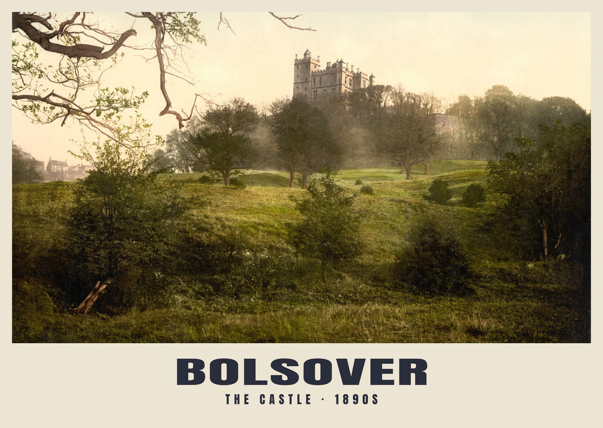 The Castle, Bolsover, 1890s heritage photograph