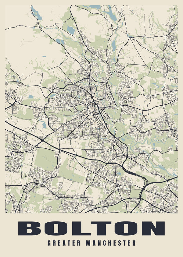 Bolton Street Map Poster