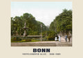 Poppelsdorfer Allee, Bonn — Vintage photochrom print, 1890–1905