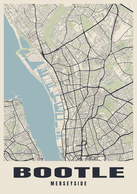 Bootle Street Map Poster