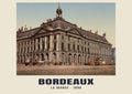 La Bourse, Bordeaux — Vintage photochrom print, 1890