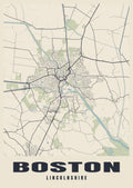 Street map poster of Boston, Lincolnshire